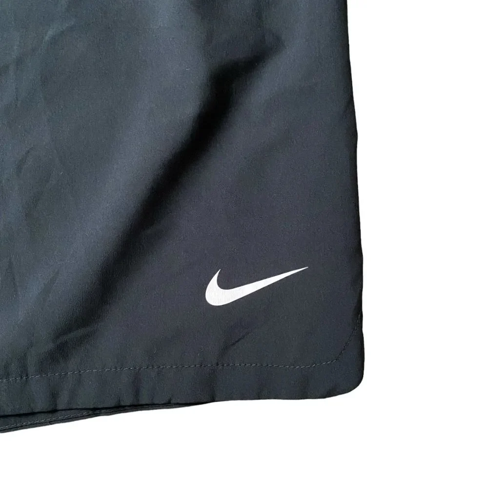 Nike Dri-Fit men's large black pull-on athletic shorts elastic drawstring waist - Picture 5 of 9